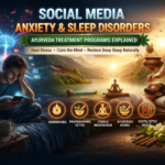 Ayurvedic treatment for social media anxiety and insomnia with Shirodhara therapy